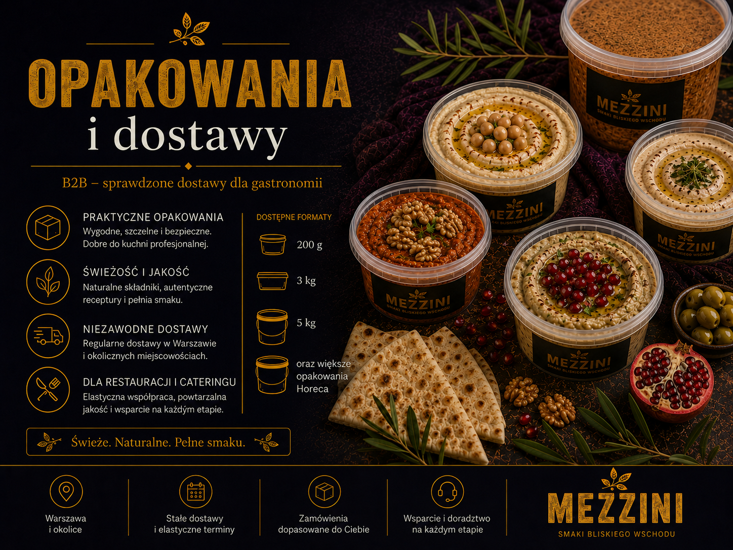 Opakowania i dostawy